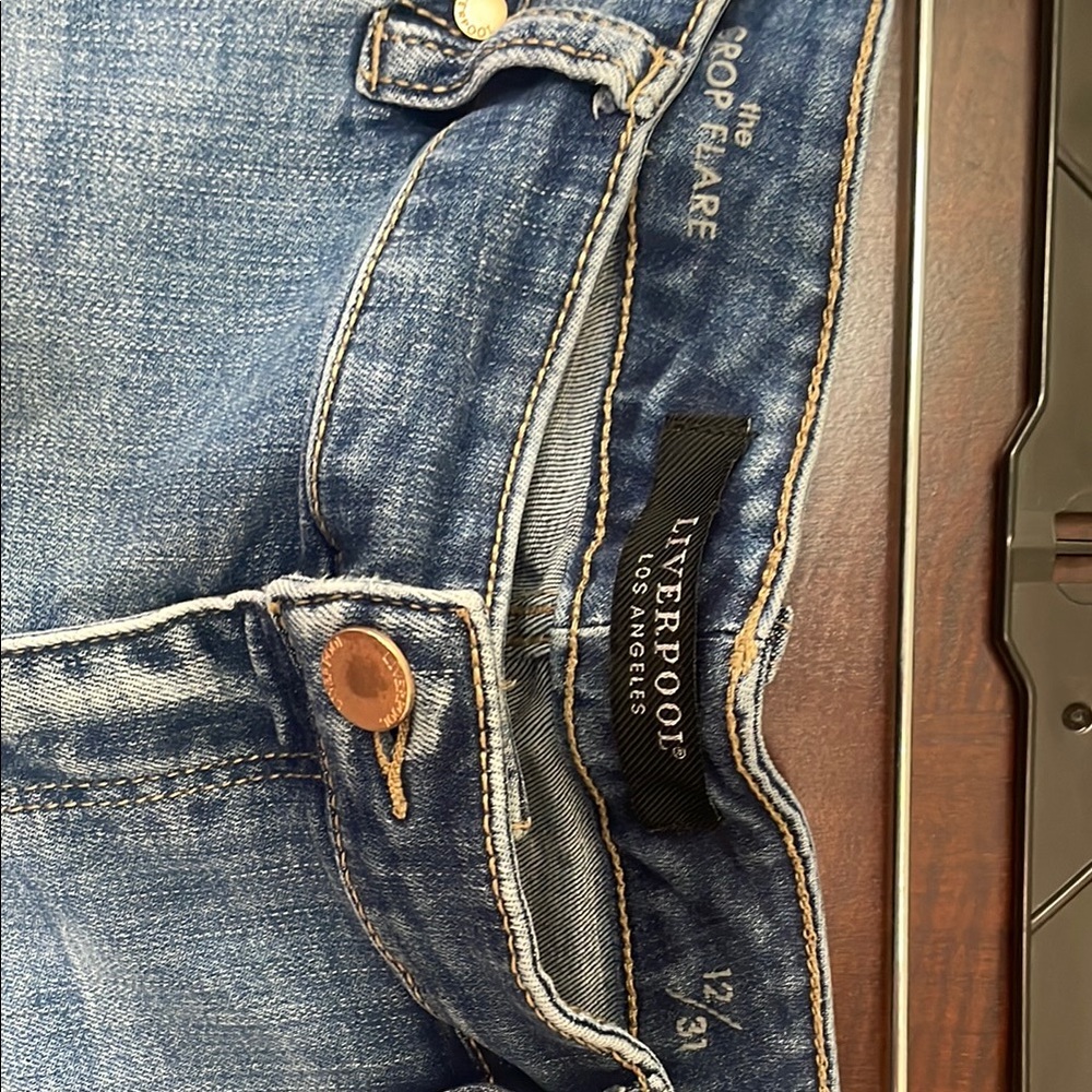 Liverpool Blue Ankle Cropped Jeans - Picture 4 of 6